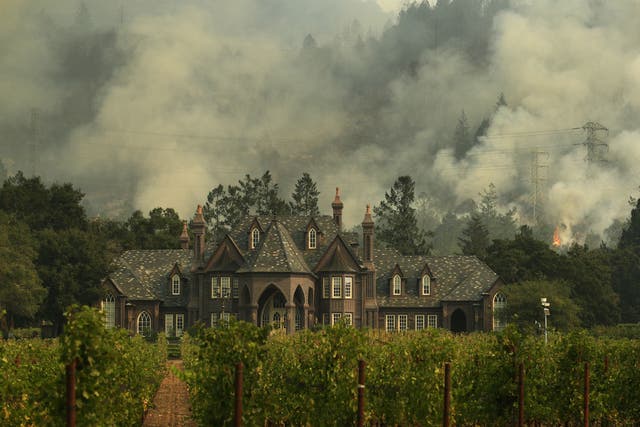 Fire crews made progress this week in their efforts to contain the massive wildfires in California wine country