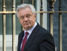 Davis cuts odds on ‘no deal’ Brexit with new test for transition phase