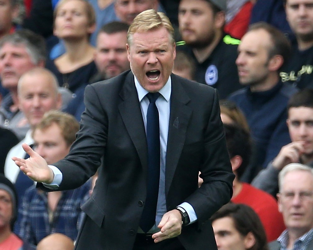 The pressure is continuing to grow on Ronald Koeman