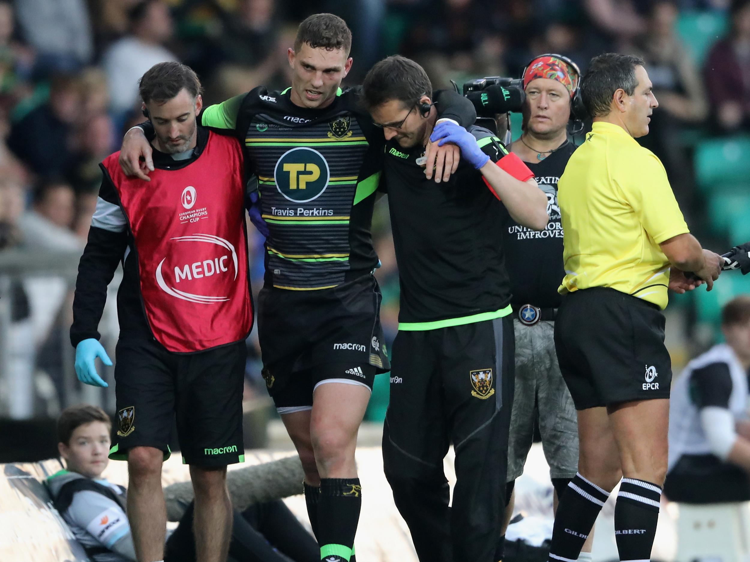 George North will be ruled out for between six to eight weeks