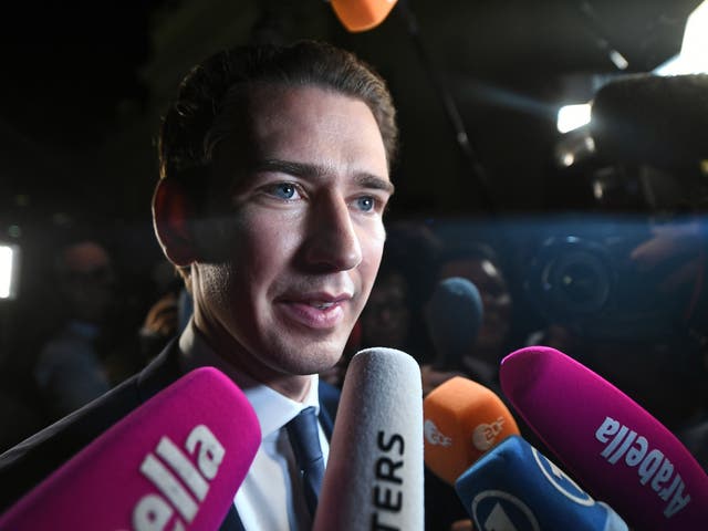 Sebastian Kurz, leader of the Austrian Peoples Party has declared victory in the country's snap election