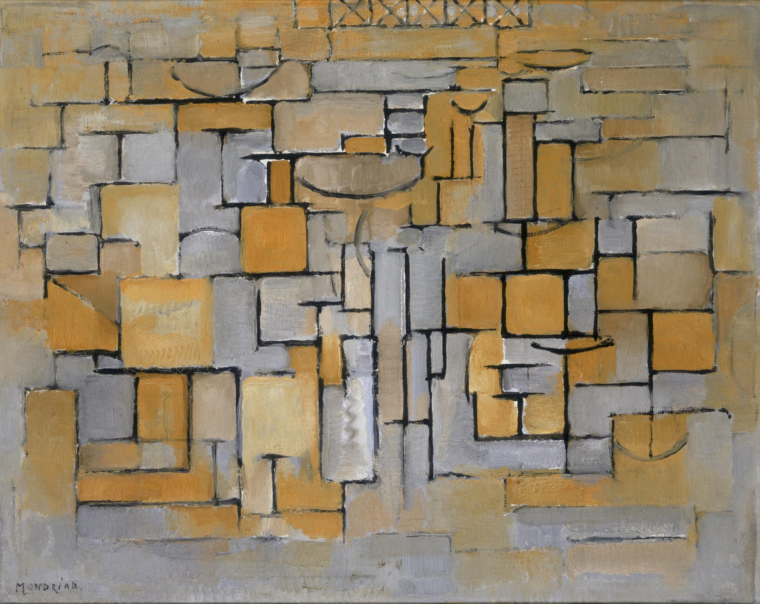 Piet Mondrian’s?‘Composition XV’, 1913 (Stedelijk Museum)