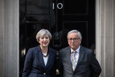 Date of meeting with May only confirmed in last few days, says Juncker