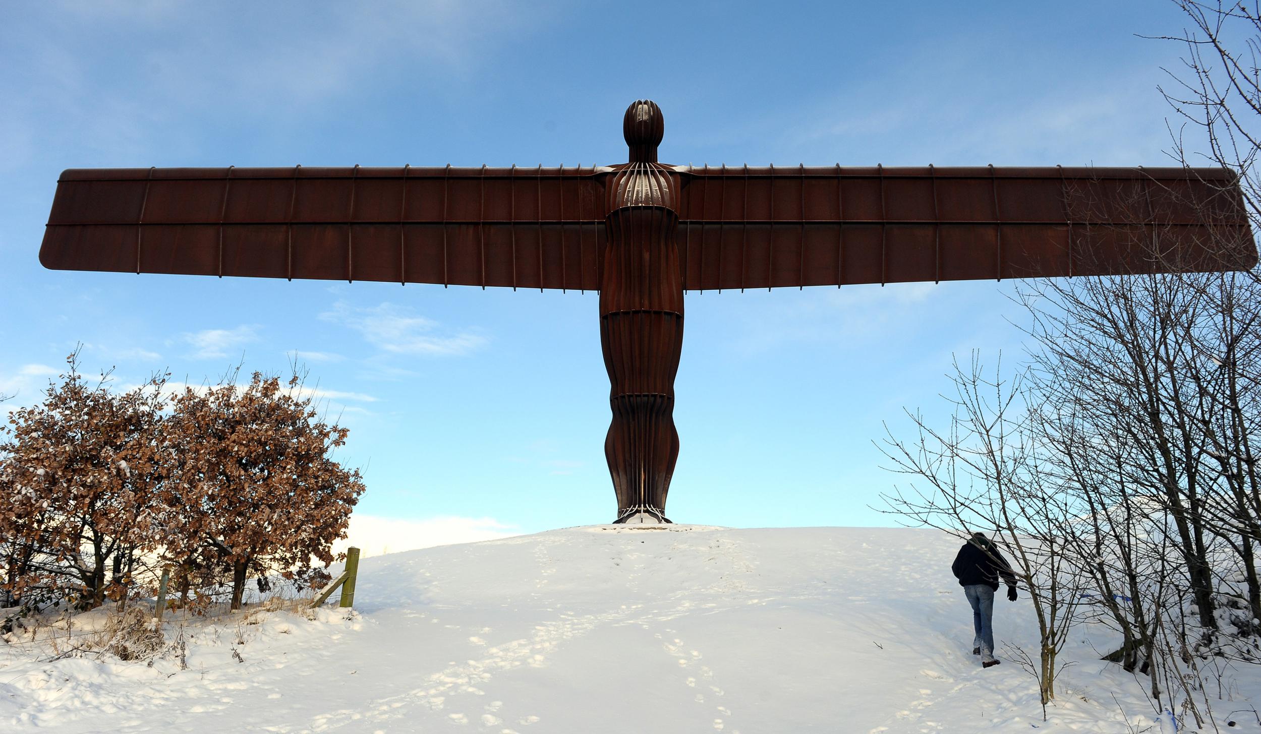 Antony Gormley’s imposing Angel of the North sculpture is well worth a visit (Getty)