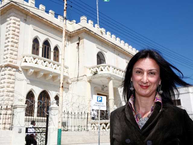 Maltese investigative journalist Daphne Caruana Galizia was killed after a powerful bomb blew up a car, in Bidnija, Malta