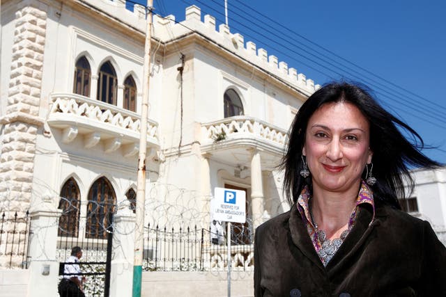 Maltese investigative journalist Daphne Caruana Galizia was killed after a powerful bomb blew up a car, in Bidnija, Malta