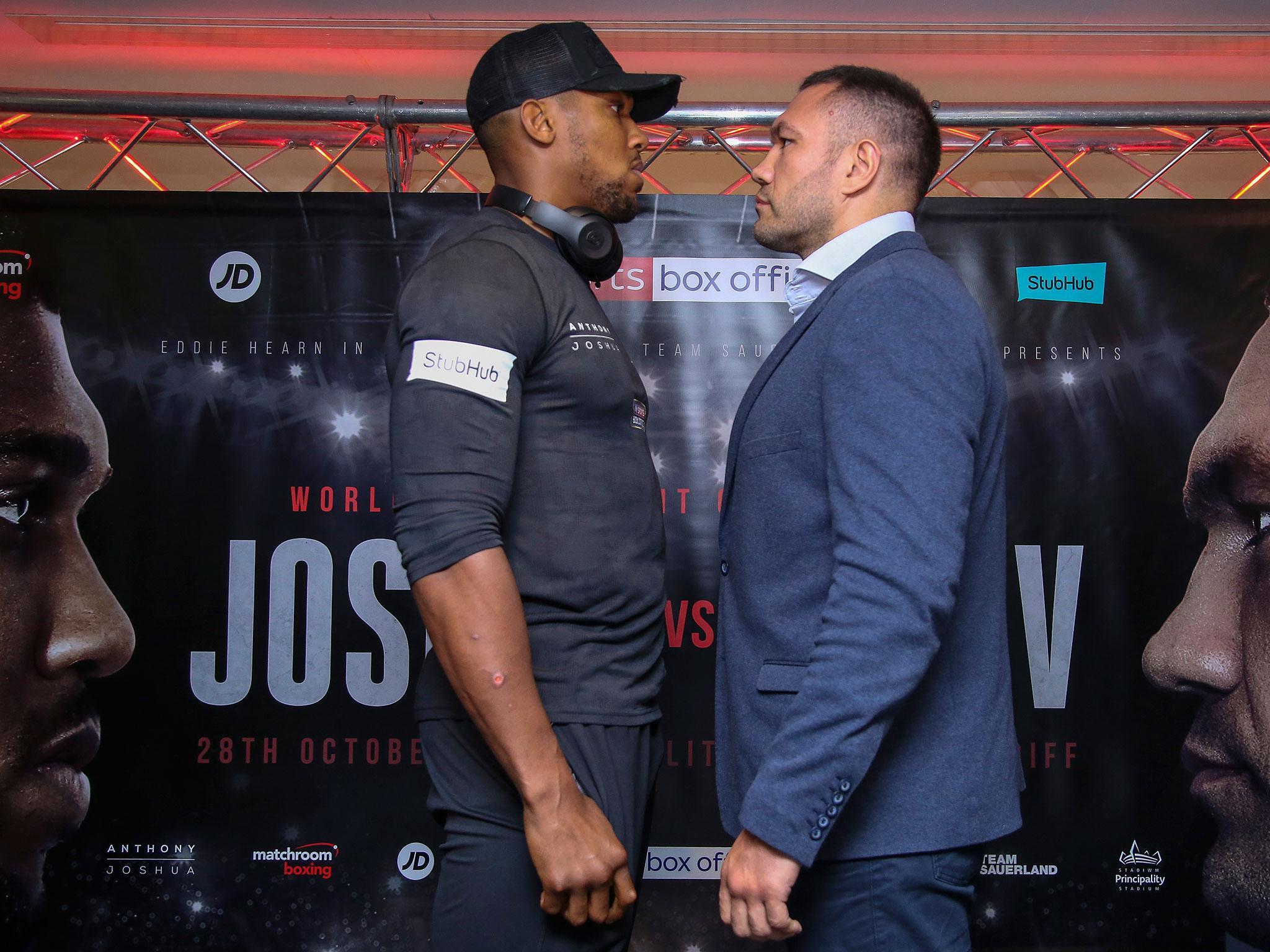 Anthony Joshua and Kubrat Pulev were set to face one another next week