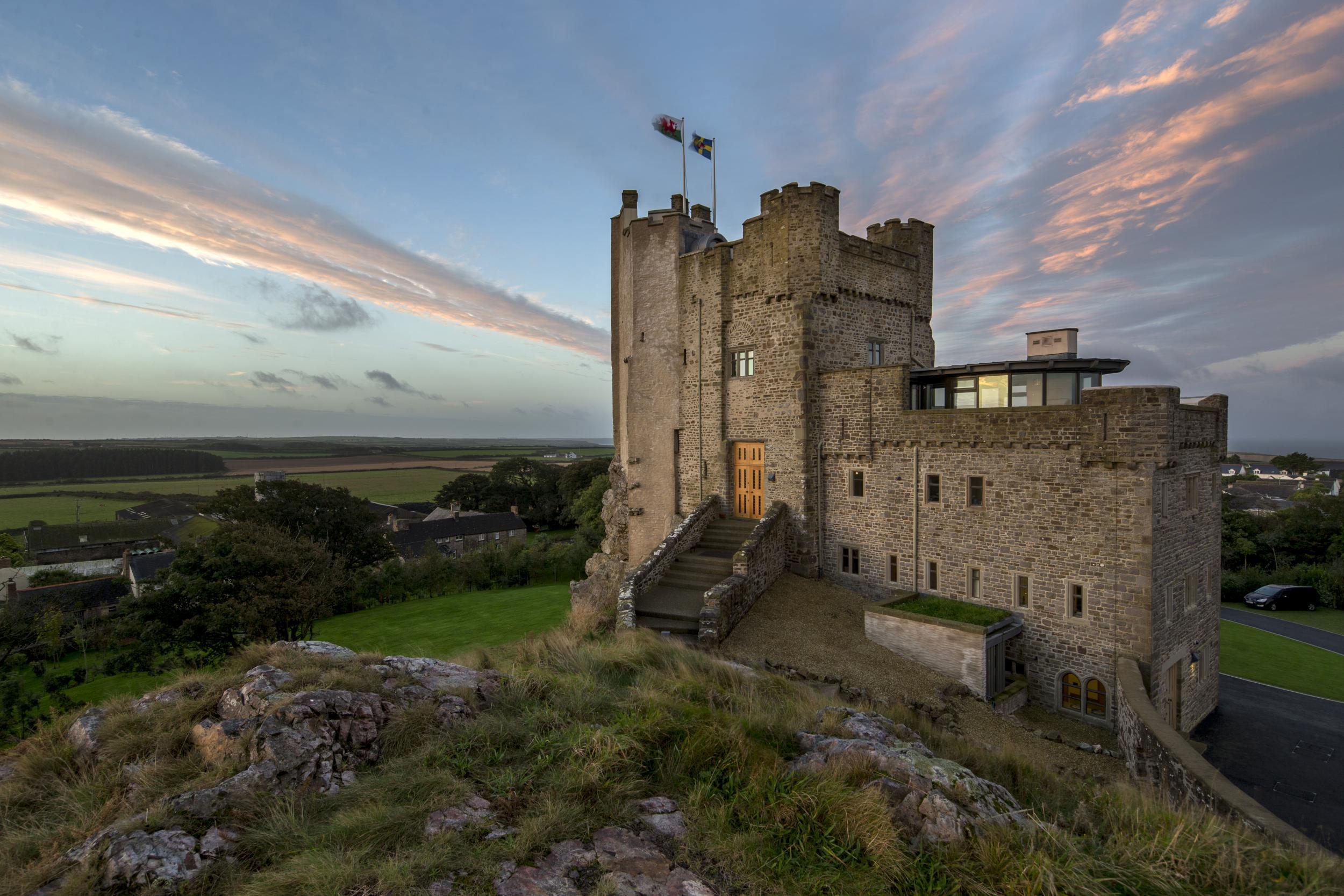 Treat yourself to a room at the 12th-century Roch Castle