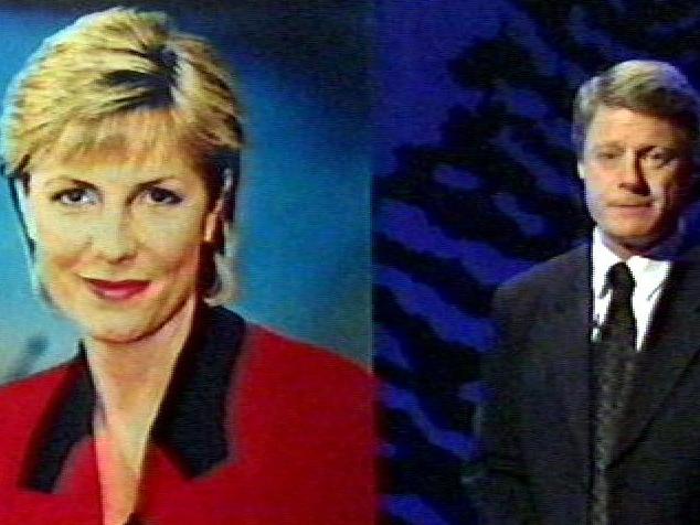 Nick Ross introducing a segment about the still-unsolved murder of his co-presenter Jill Dando on a famous episode of the programme from 1999