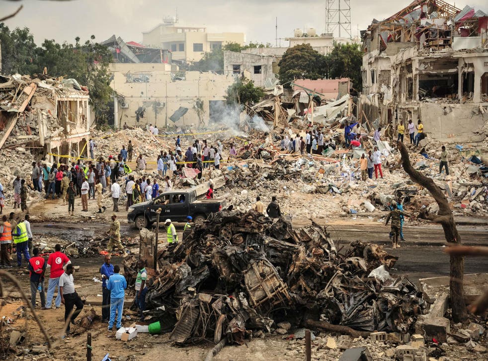 More than 300 people were killed in the massive bomb blast