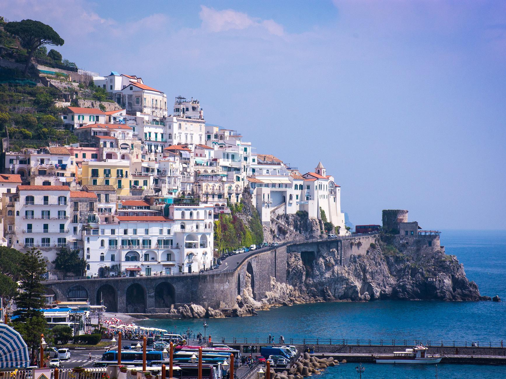 The Amalfi Coast is beautiful, but check that attractions and hotels are open if travelling there during winter
