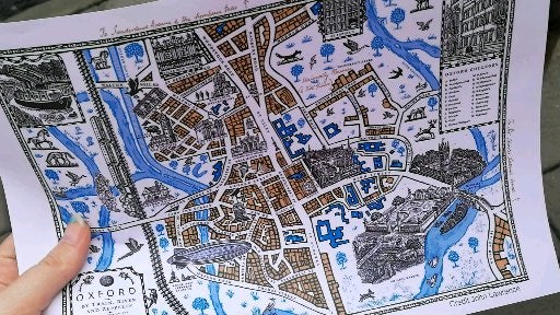 Lyra's Oxford map is subtly different to our Oxford