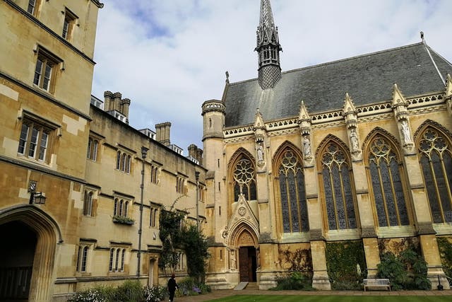 Exeter College, which inspired the protagonist’s Jordan College