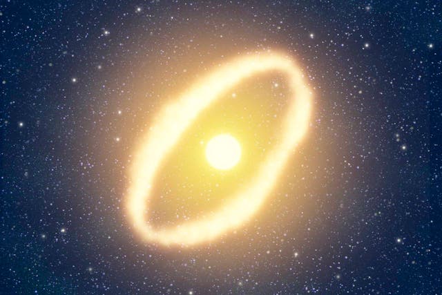 A black hole is created when the core of a massive star collapses and the gravitational force is so strong that not even light can escape