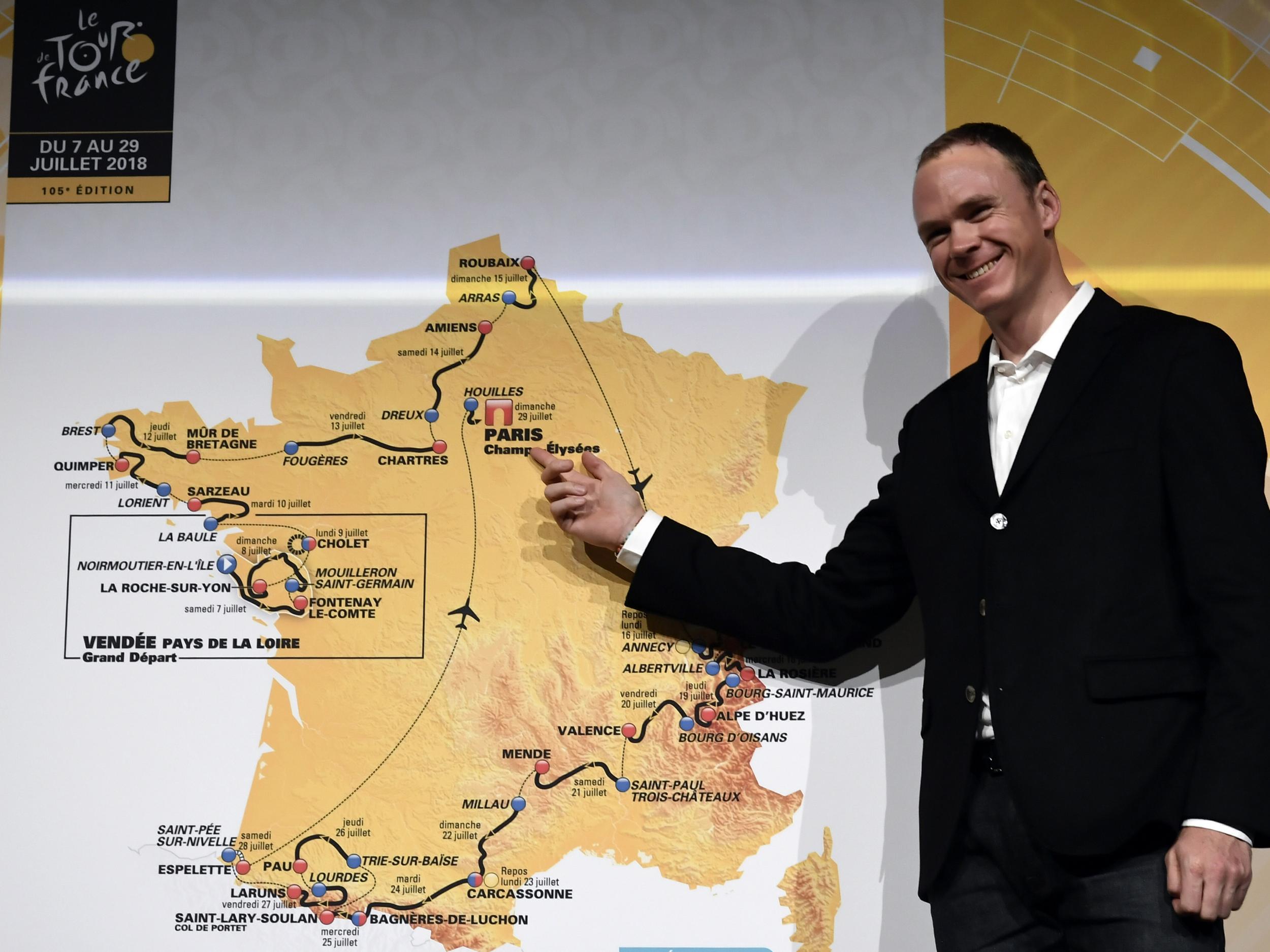 Froome said the Tour will test every aspect of cycling
