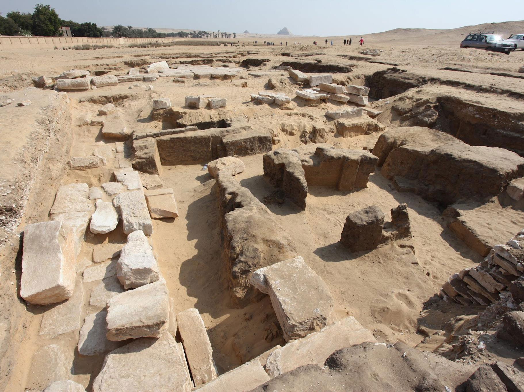 The remains of the Ramses II temple