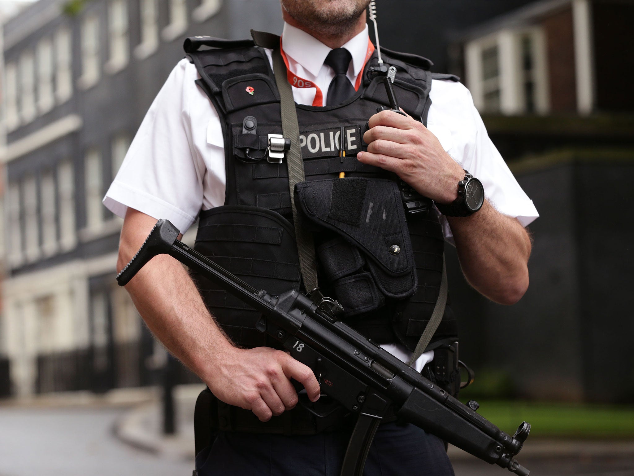 Police numbers have been cut by 18 per cent over the past five years