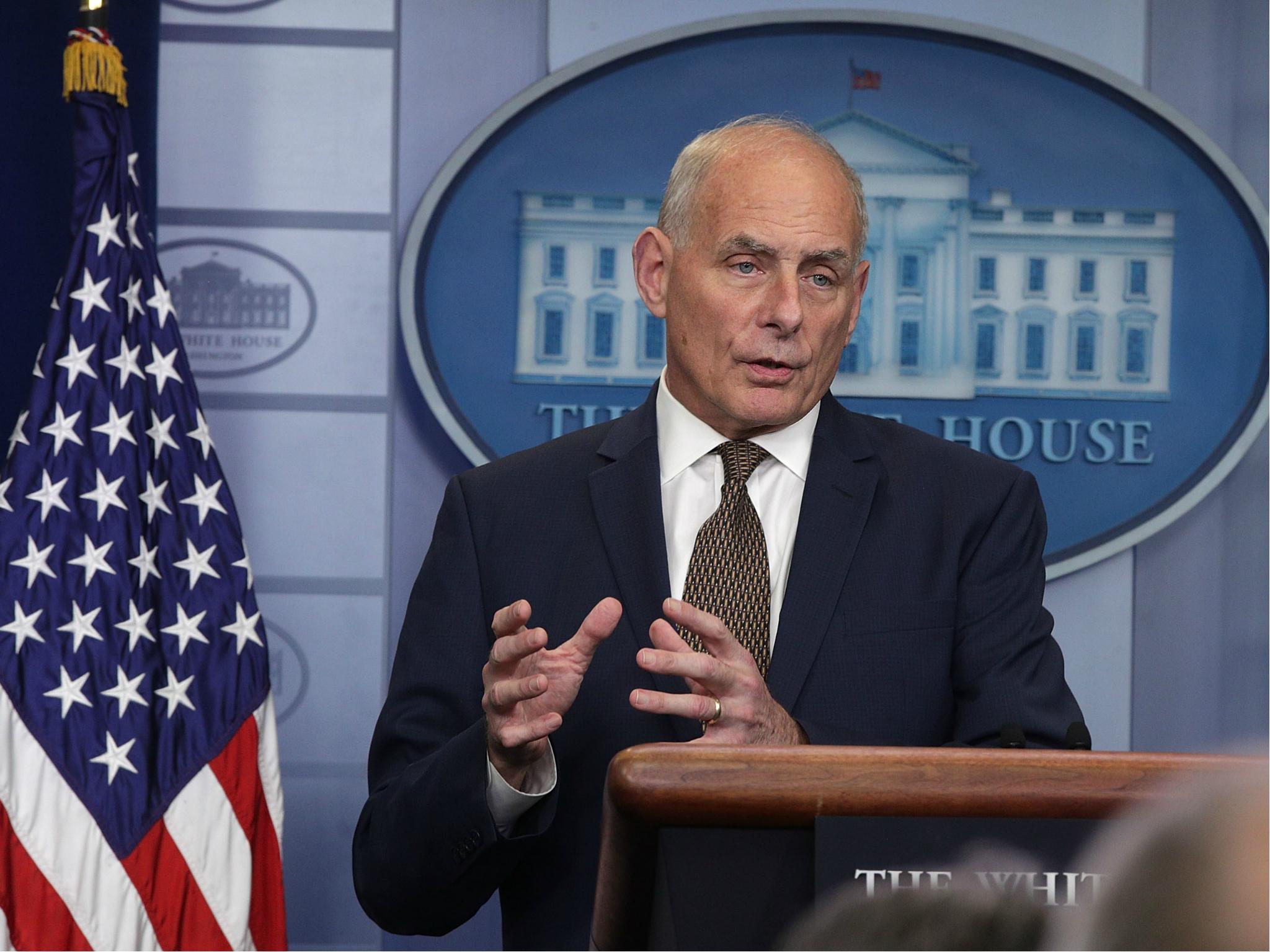 White House Chief of Staff John Kelly