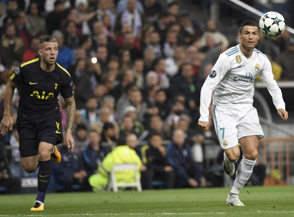 Real Madrid Vs Tottenham As It Happened Cristiano Ronaldo Grabs Equaliser After Raphael Varane Own Goal The Independent The Independent
