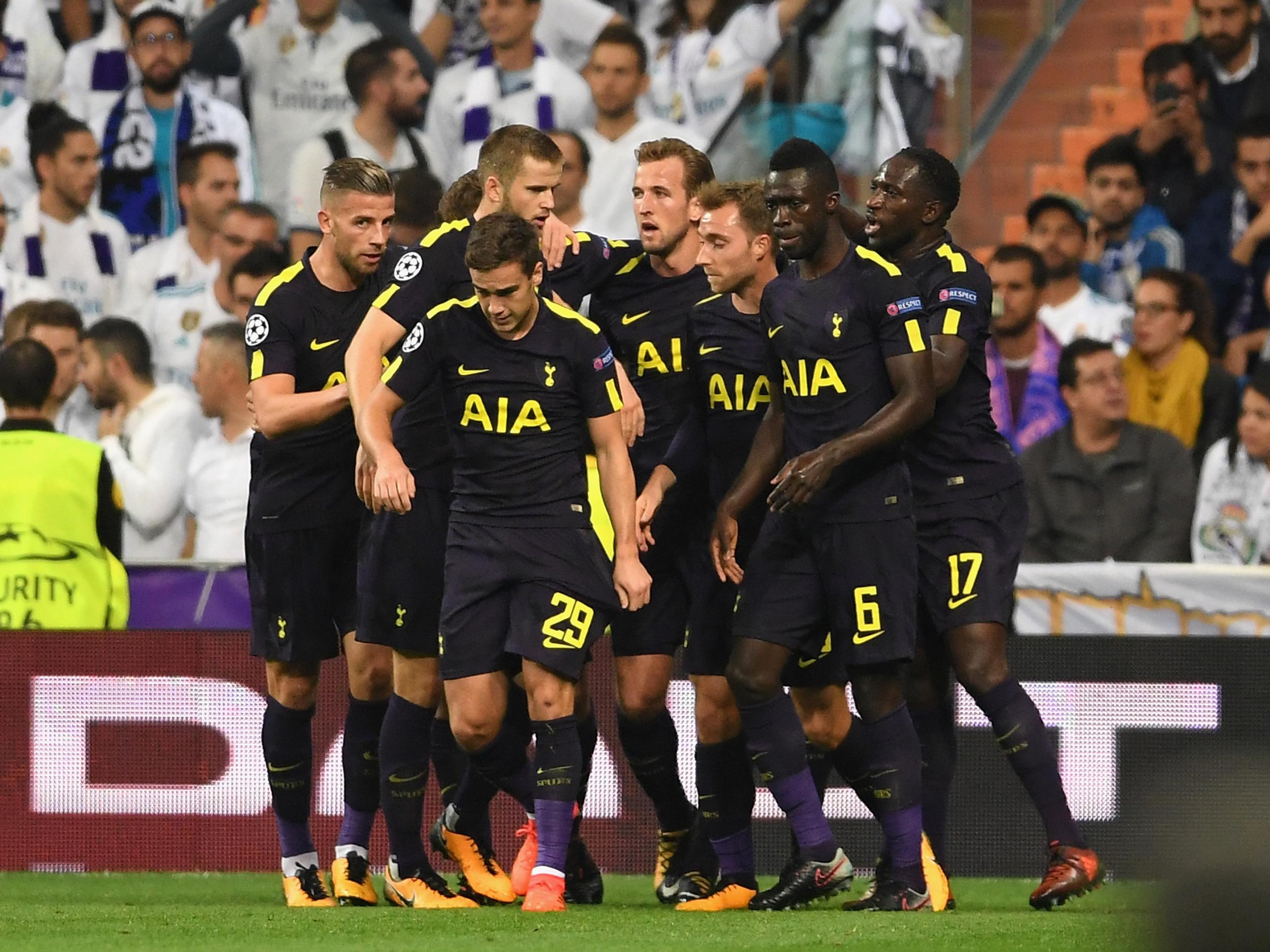 Spurs took an unlikely lead in the Bernabeu