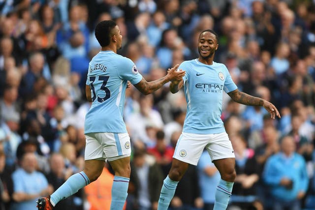 Gabriel Jesus and Raheem Sterling scored City's goals on Tuesday night