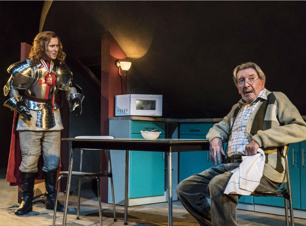 John Heffernan (George) and Gawn Grainger (Charles) in 'Saint George and the Dragon' at the National Theatre