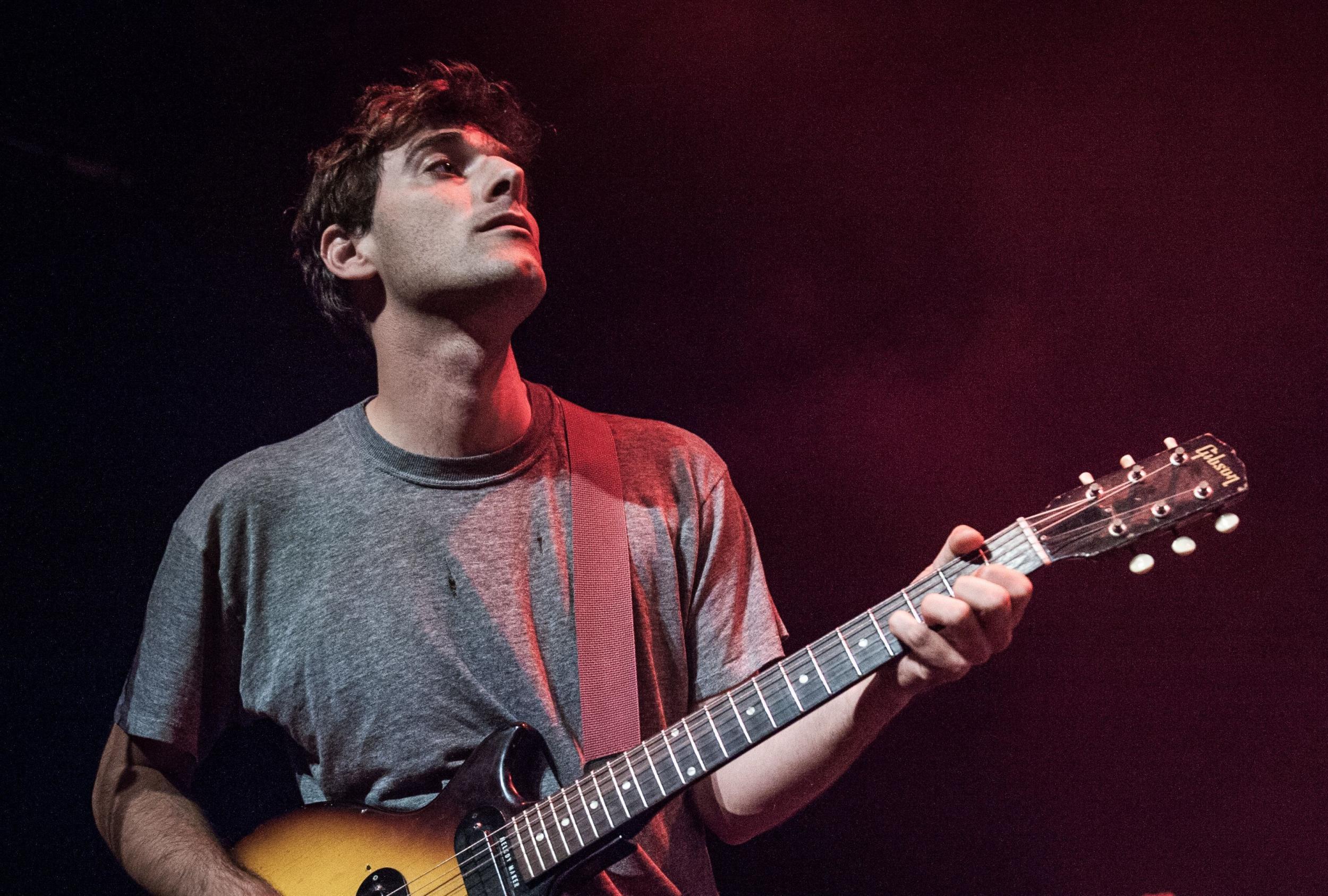Matt Mondanile performing with Real Estate in concert at The Junction, Cambridge, in 2014