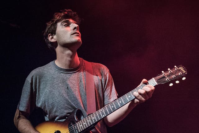 Matt Mondanile performing with Real Estate in concert at The Junction, Cambridge, in 2014
