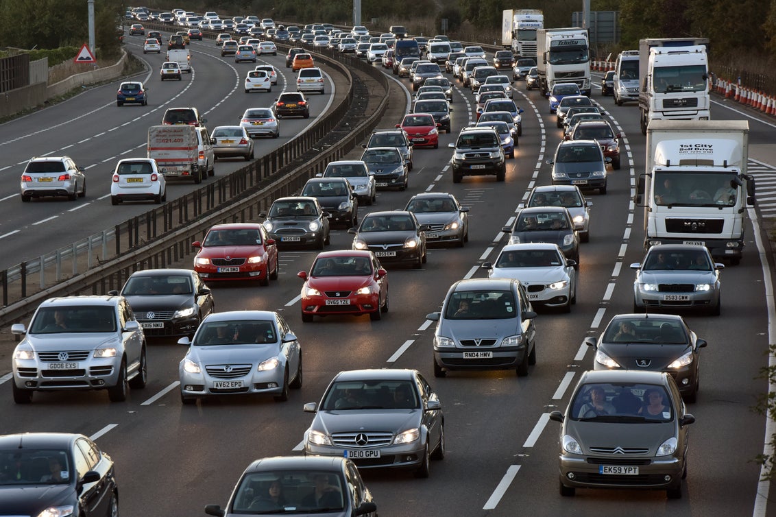 Traffic jams are reported to cost the UK over £9 billion each year