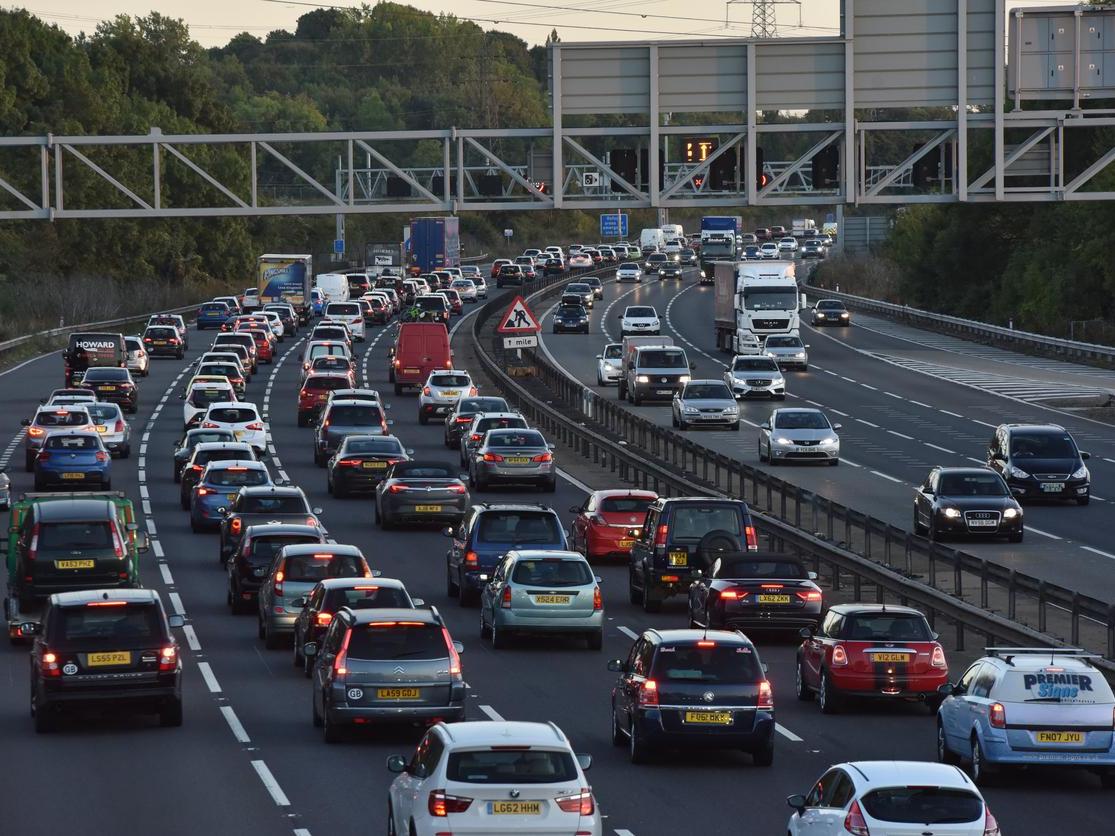 The RAC recommends avoiding major roads during peak hours