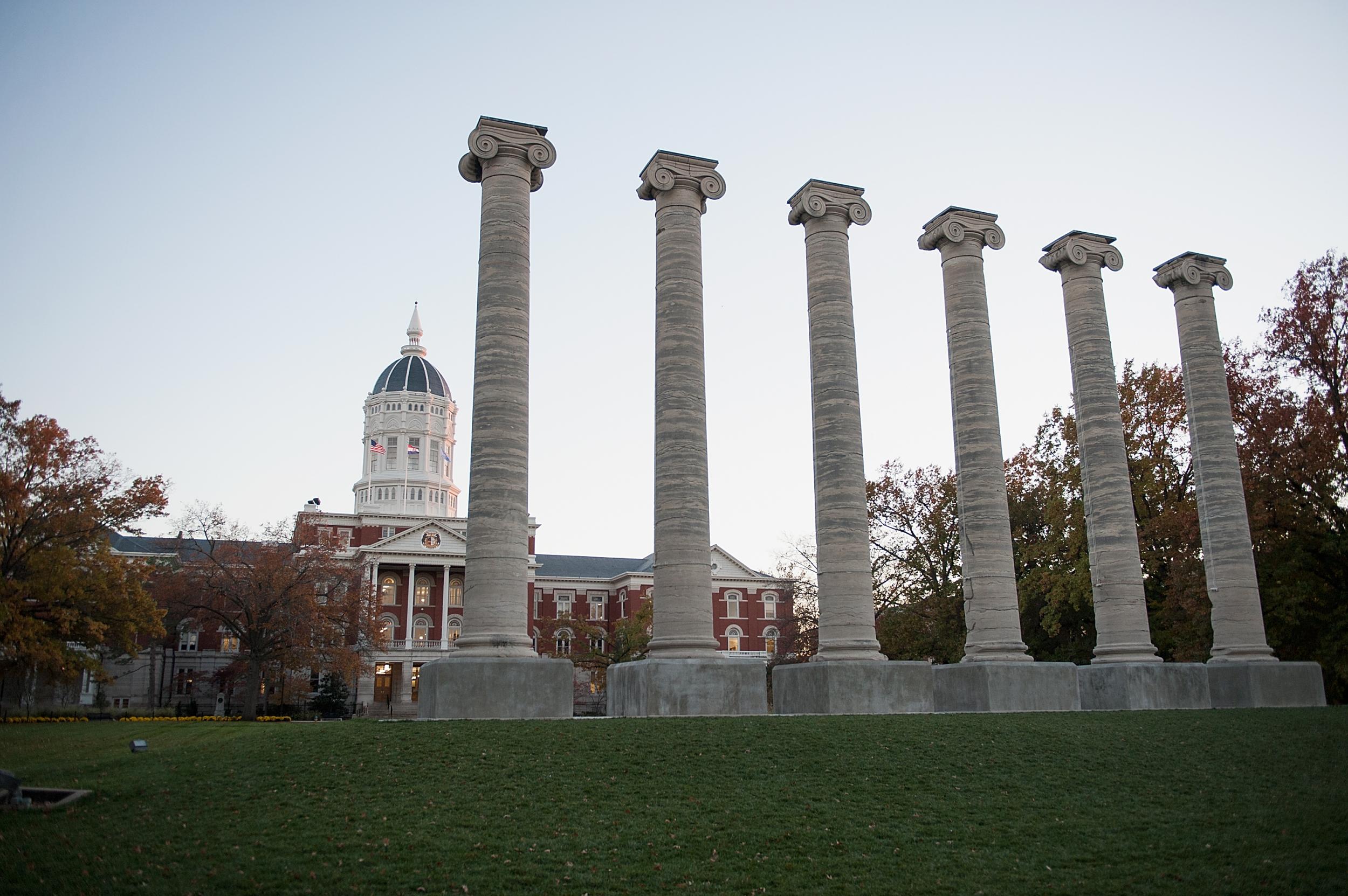 A woman was seen on the University of Missouri campus with a handgun