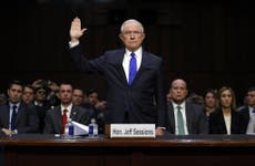Sessions fiercely defends Trump's firing of FBI Director James Comey