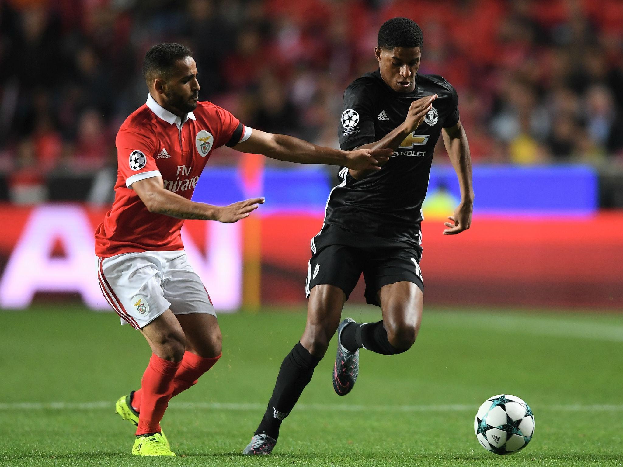 Marcus Rashford picked up a knock against Benfica this week