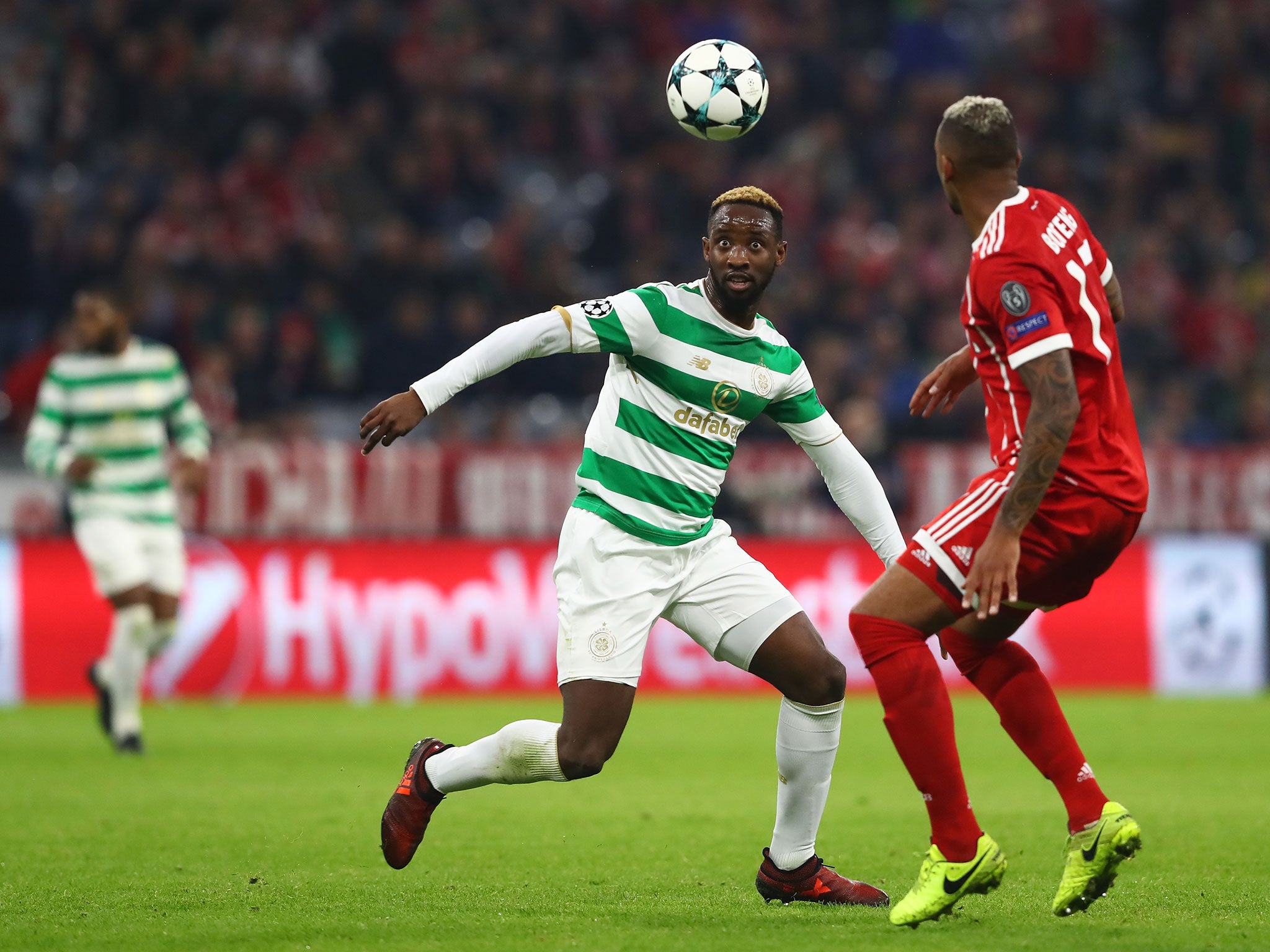 Moussa Dembele in action for Celtic