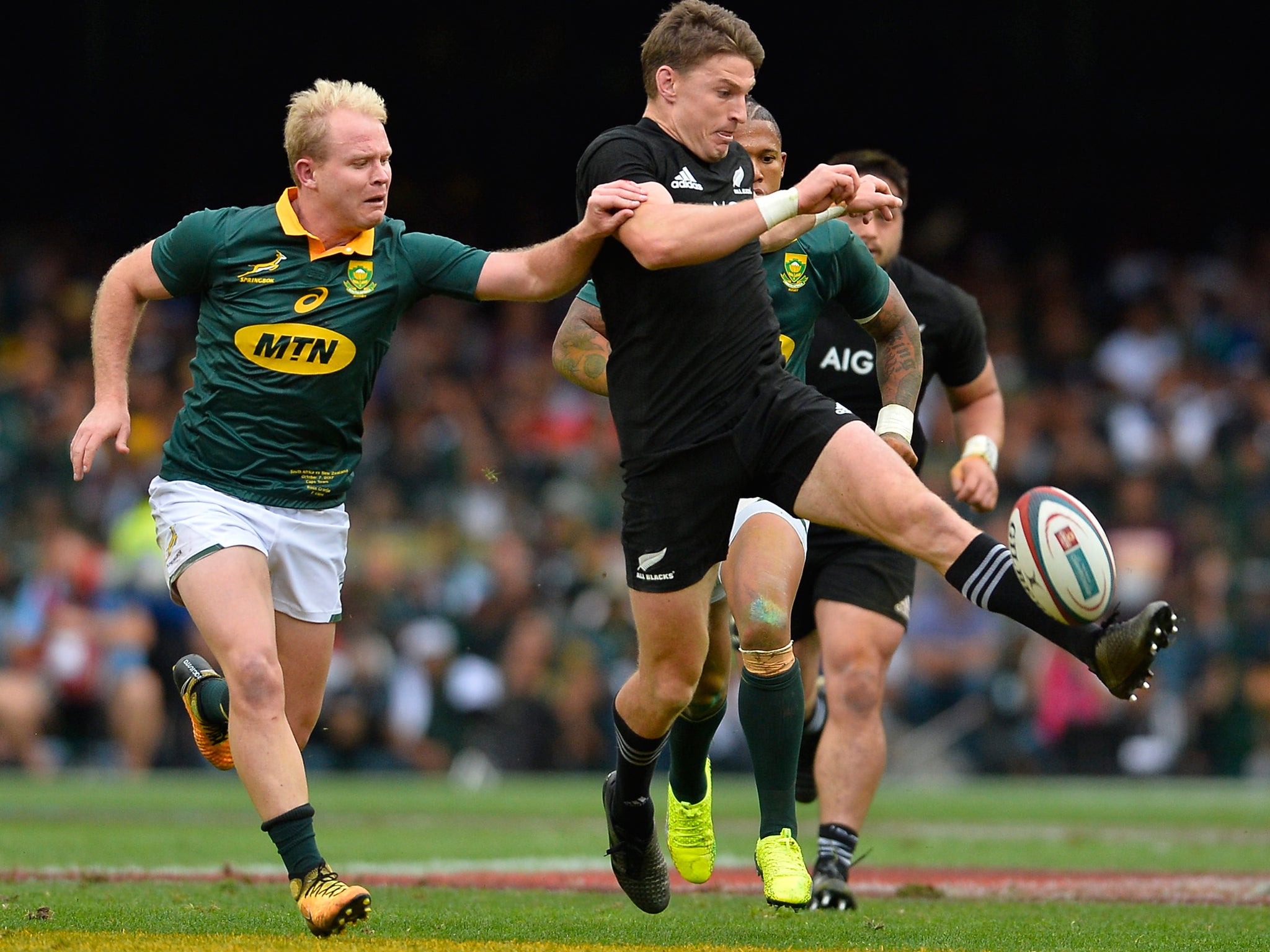 Barrett suffered a concussion in the Rugby Championship win over South Africa