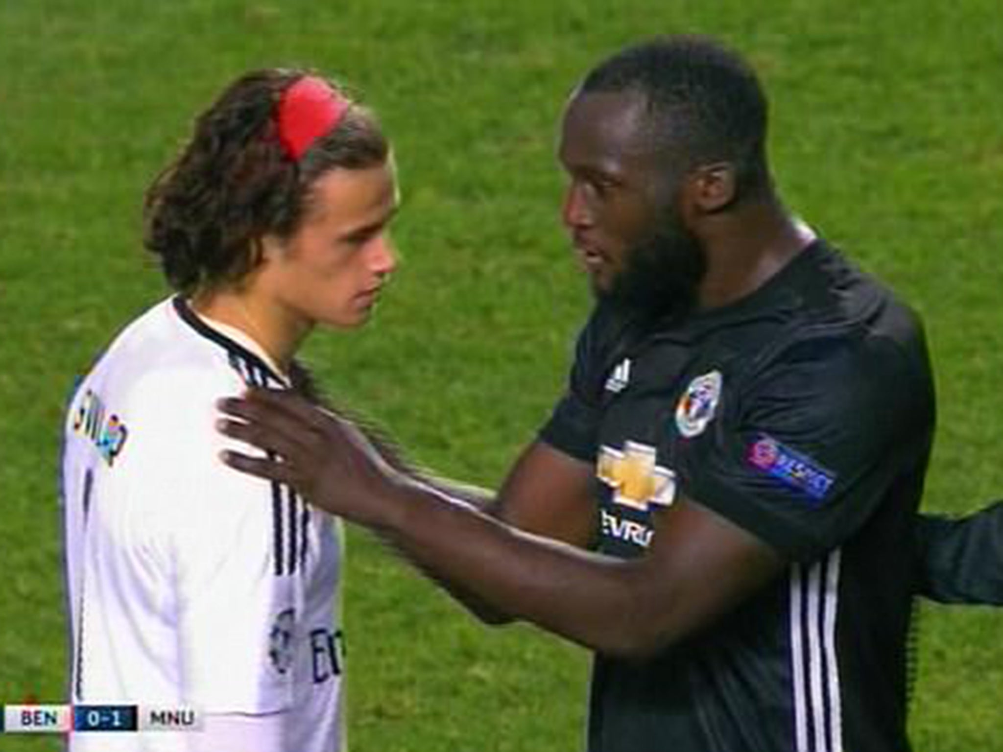 Svilar was consoled by a number of United players at the full-time whistle