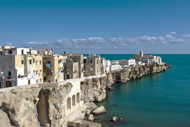 Candela is inland, but Puglia's seaside towns like Vieste are a short drive away