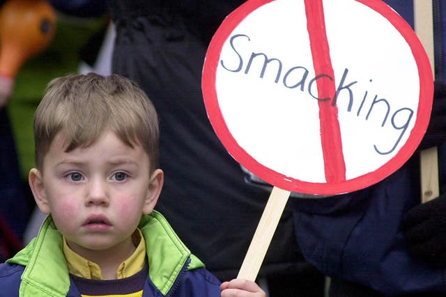 Scotland became the first UK country to bank physical punishment of children last year