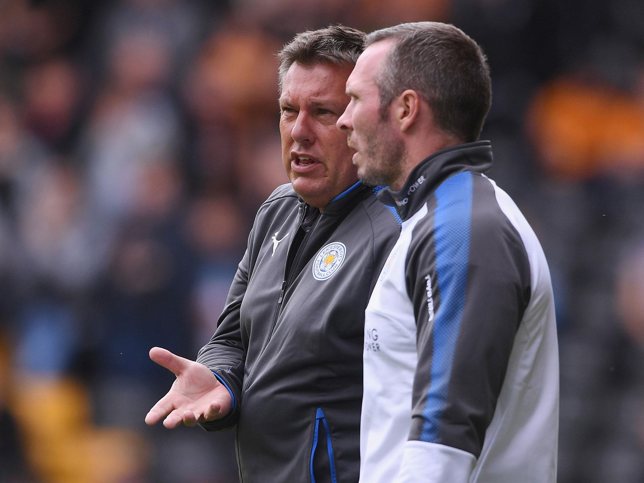 &#13;
Appleton with Shakespeare during Leicester's pre-season campaign &#13;