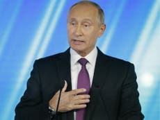 Putin says Russia will develop new weapons systems if US does the same