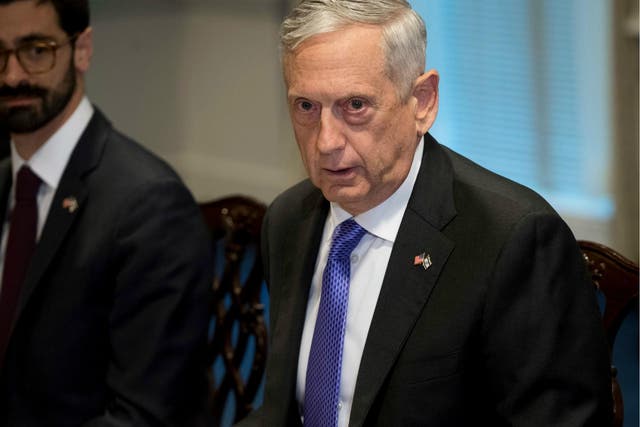 Mrr Mattis says there is still a chance for a diplomatic solution