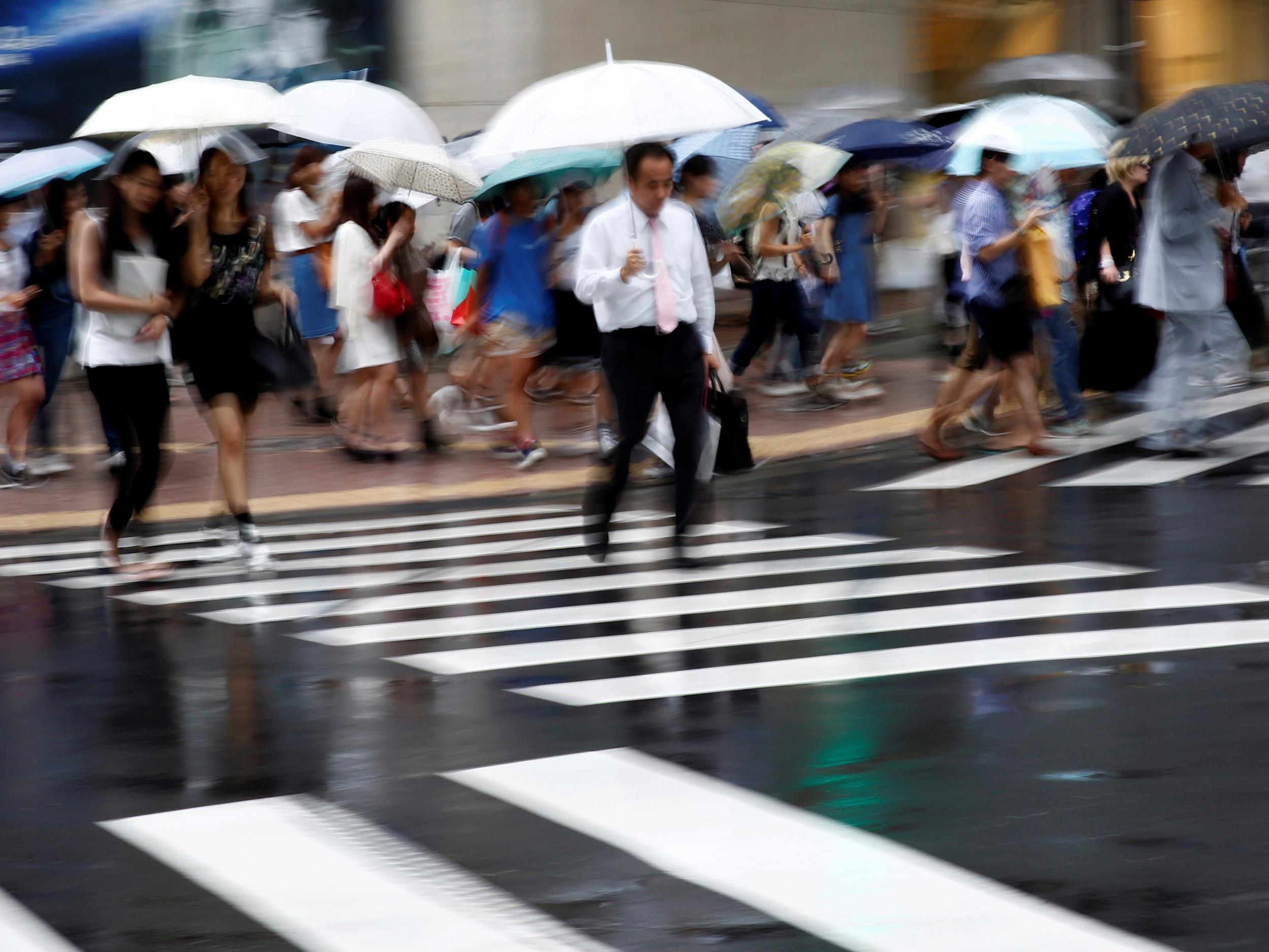 Japan set to face high winds and heavy downpours
