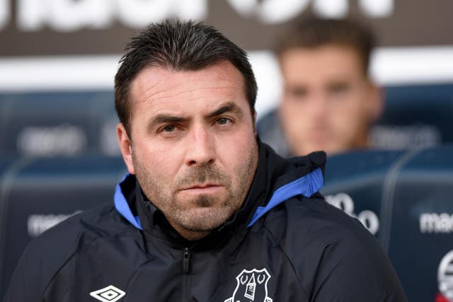 Unsworth is in caretaker charge of Everton following Koeman's sacking