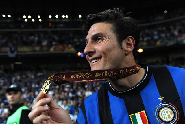 The decades have changed but Javier Zanetti remains one of Inter Milan's most favourite sons