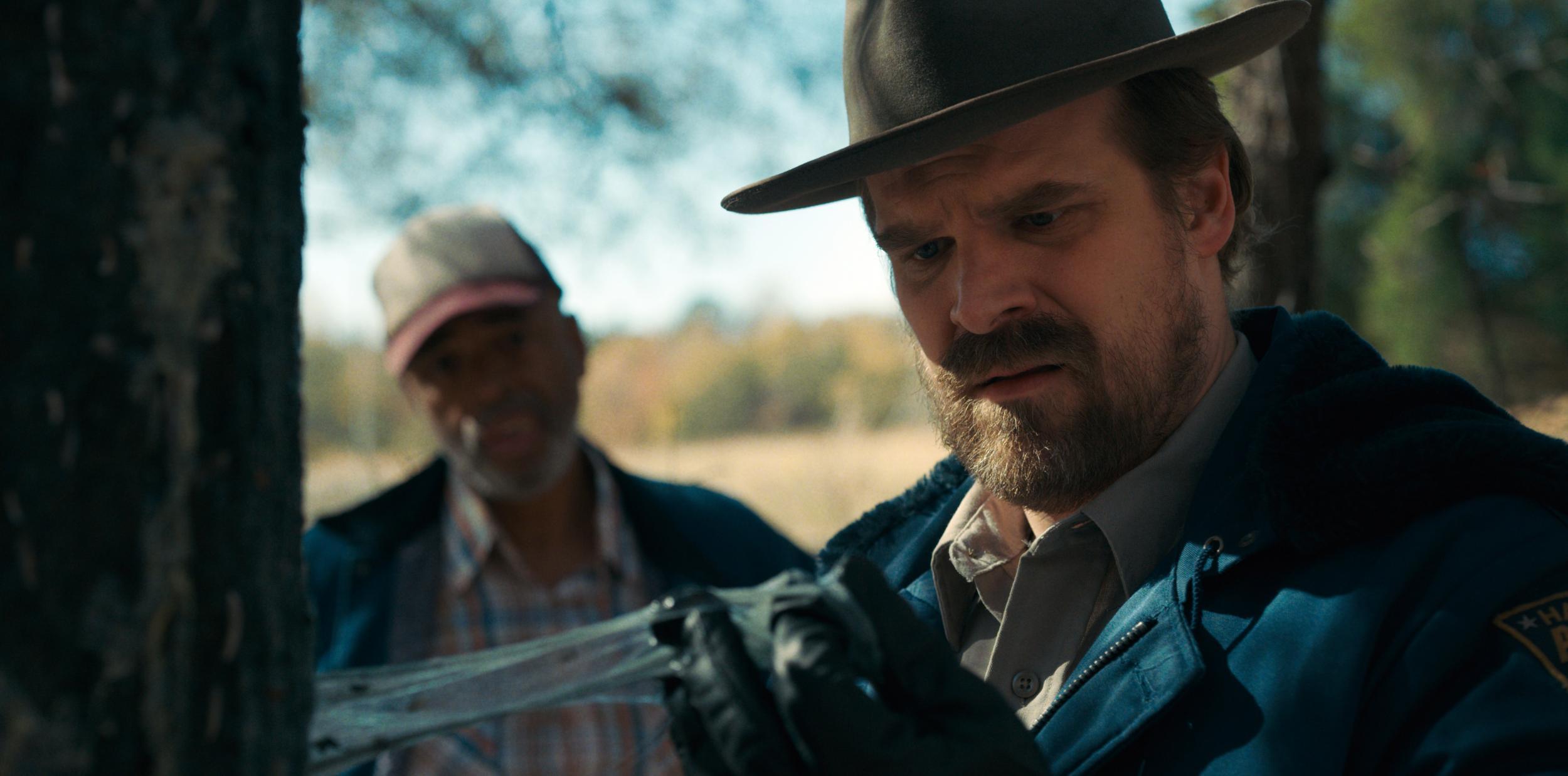 David Harbour in 'Stranger Things 2'