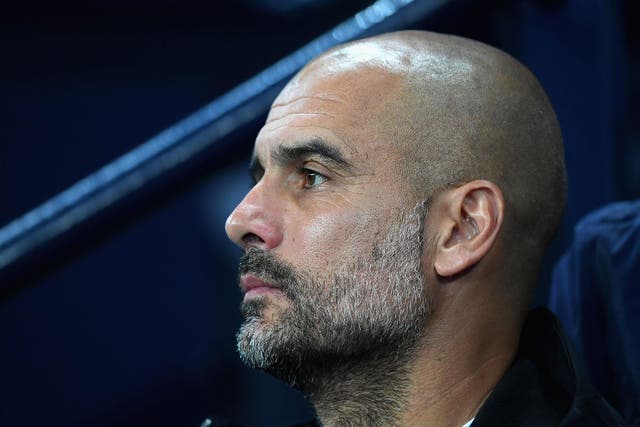 Pep Guardiola has played down early title talk surrounding his side