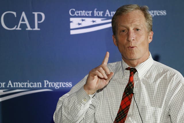 Mr Steyer has launched ads across the country making the case for impeachment