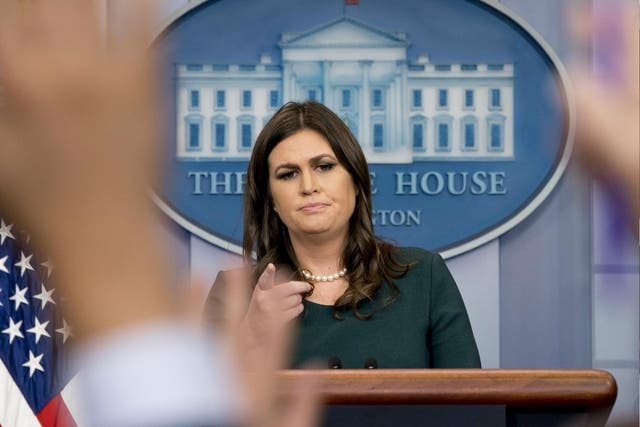 White House Press Secretary Sarah Huckabee Sanders told reporters it was 'highly inappropriate' to question a 4-star General like Chief of Staff John Kelly