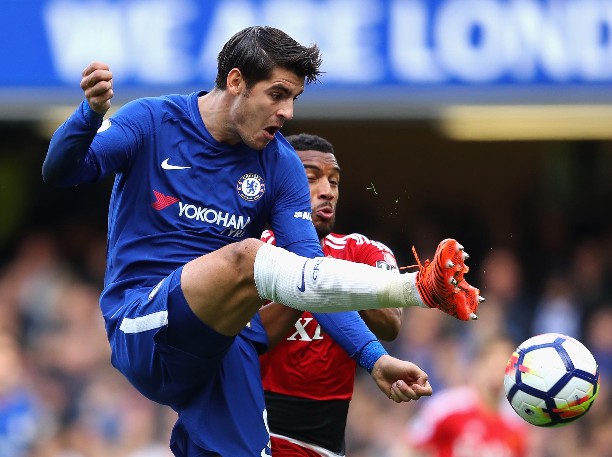 Morata frequently looked isolated