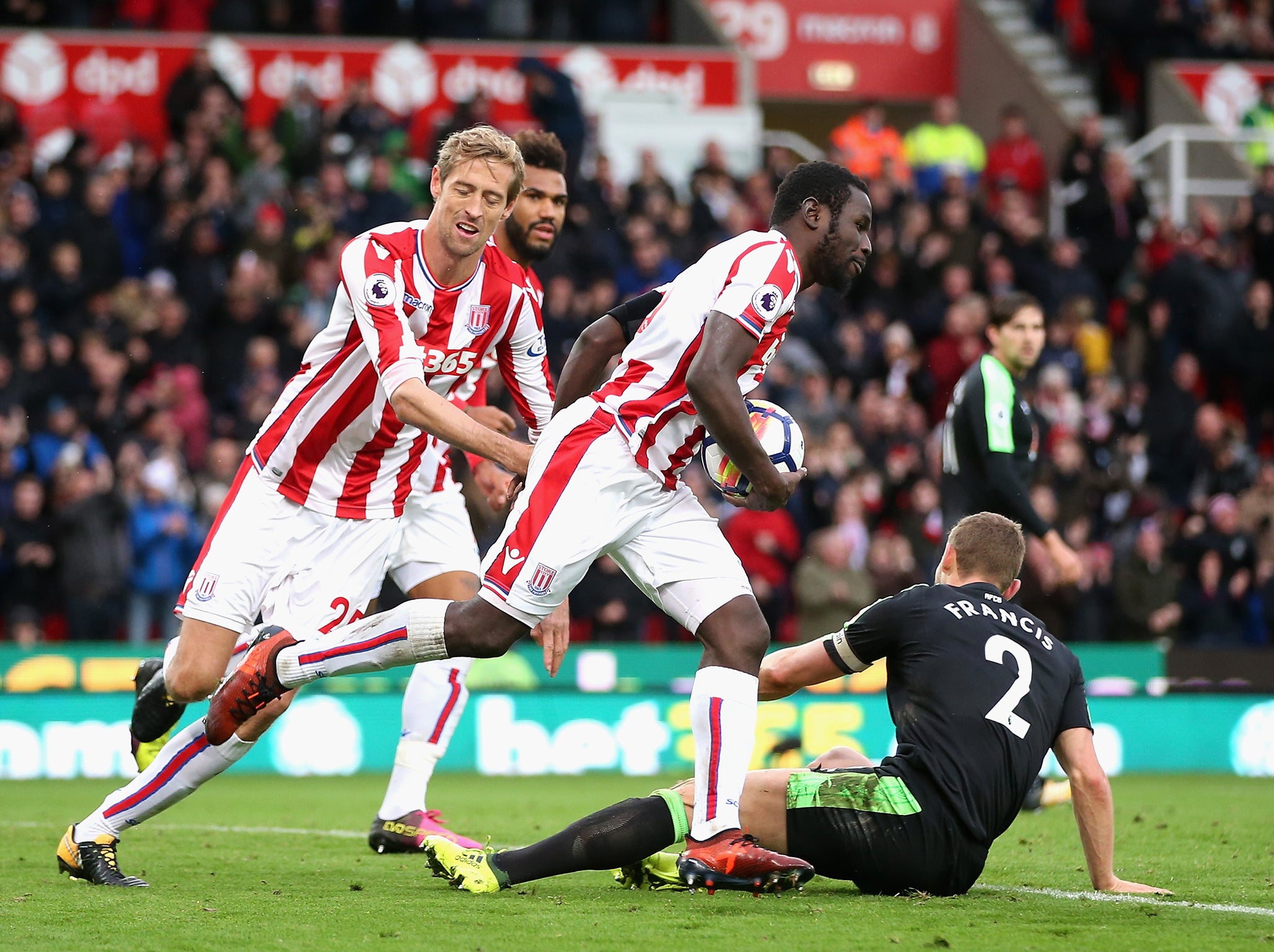 Diouf pulled one back for Stoke